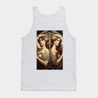 Artemis & Callisto - Art Nouveau Tank Top